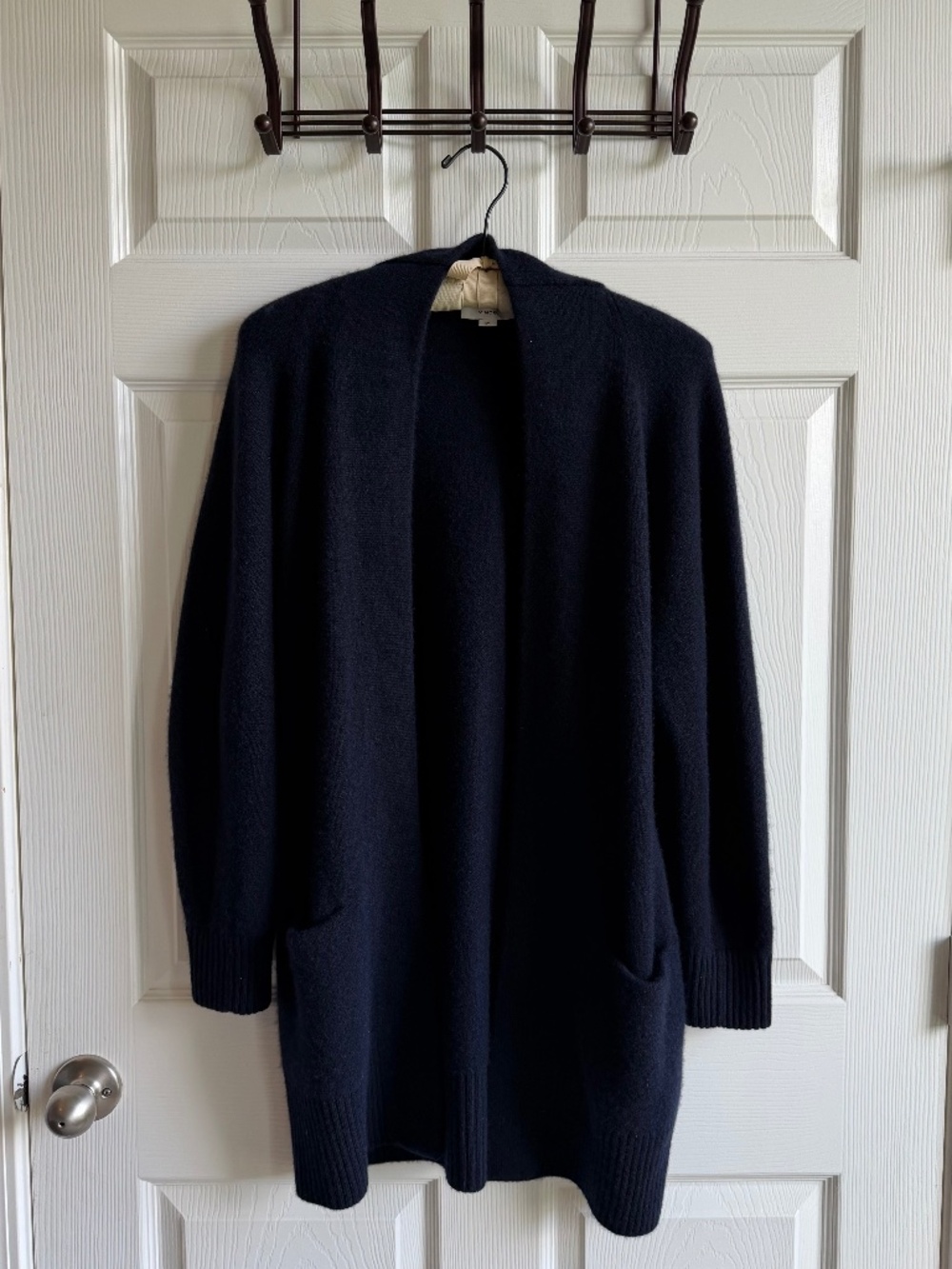 Vince Cashmere Open-Front Cardigan